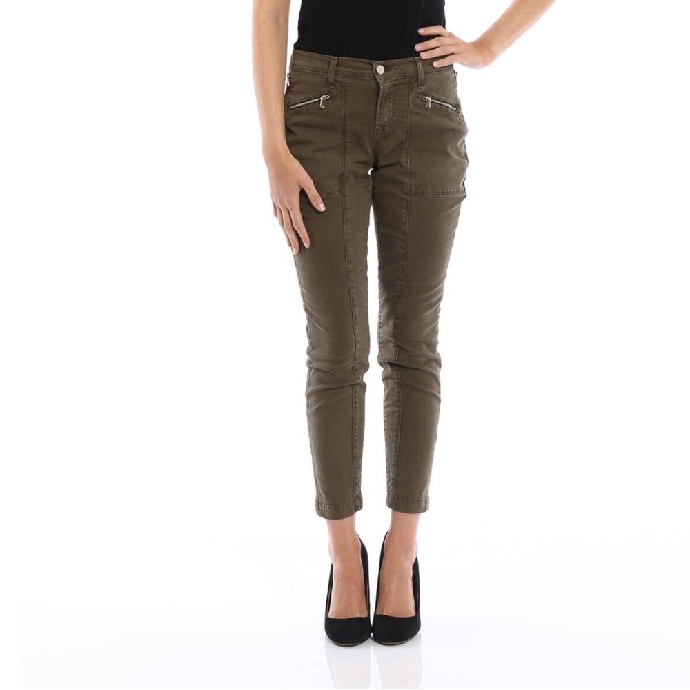 J Brand Genesis Mid Rise Utility Zip Jeans